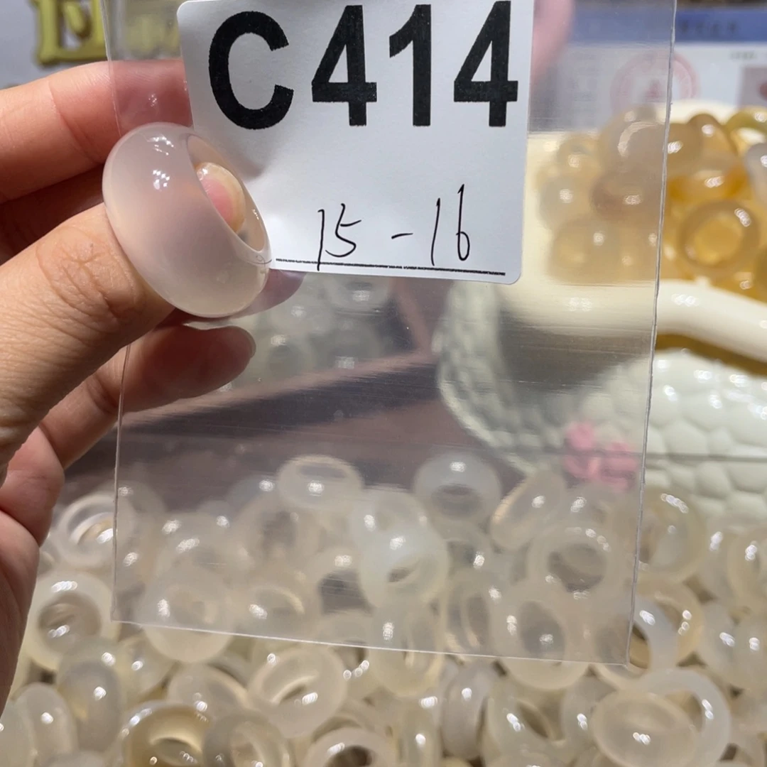 玛瑙/玉髓未镶嵌戒指414