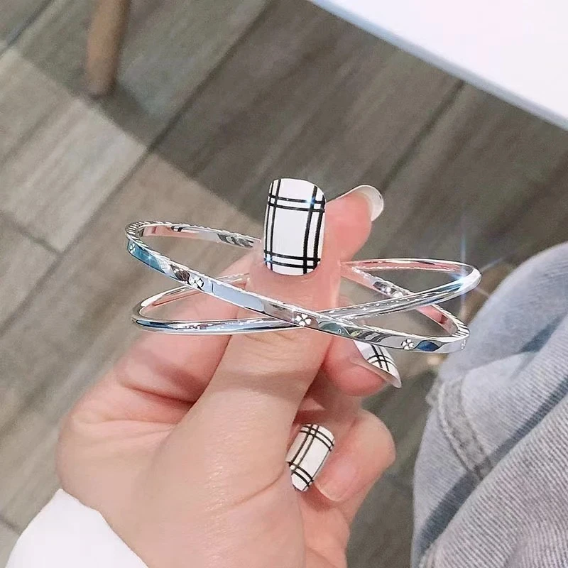 038四叶草女百搭镯子三生三世手环小众设计高级