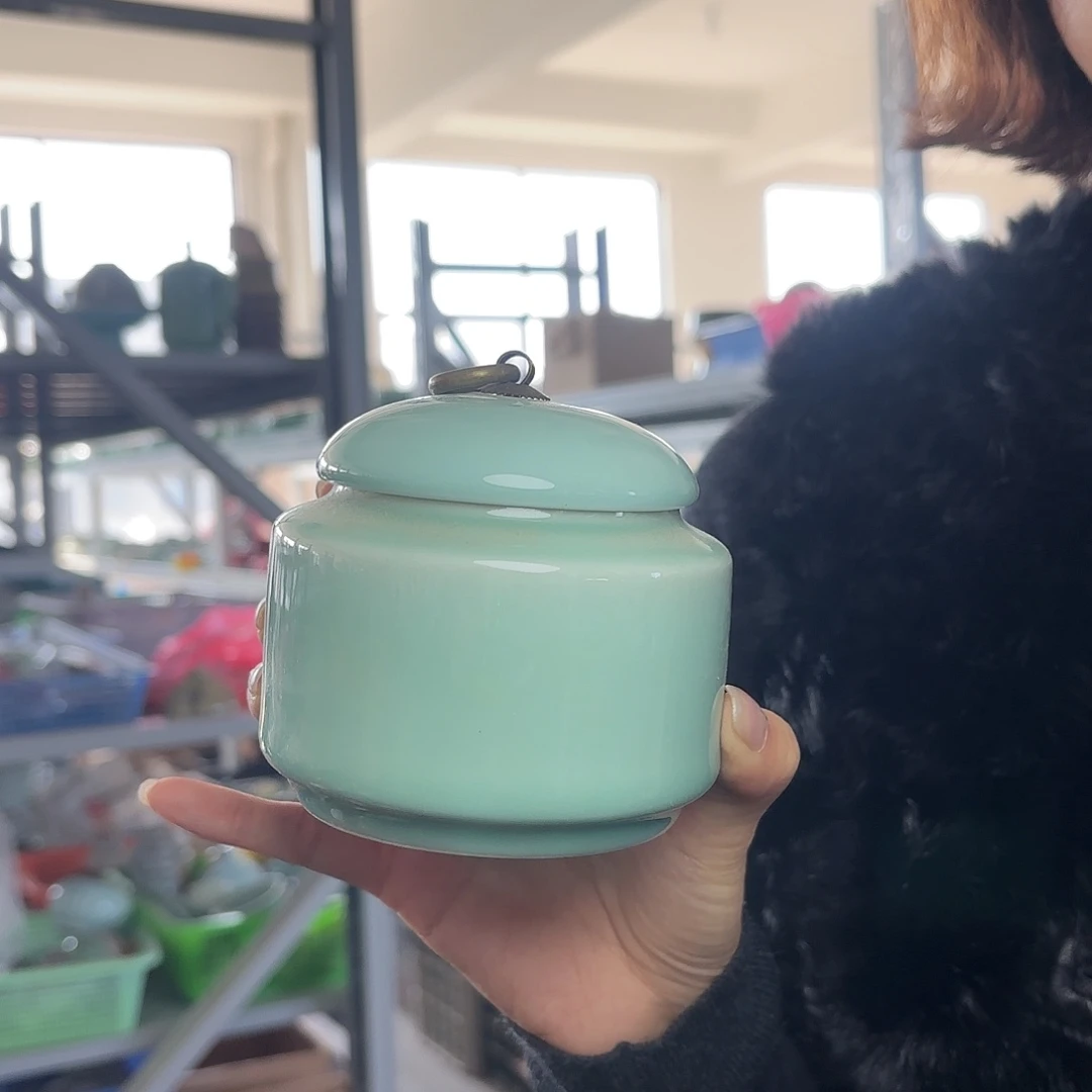 龙泉云间青瓷小米茶器