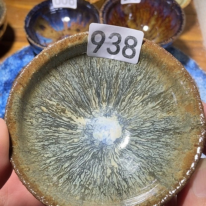 茶盏龙窑柴烧柴烧落灰