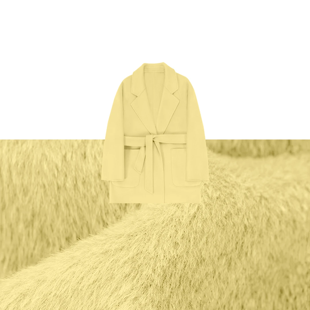 【半岛情书】双面羊毛一手长高奢中长款大衣