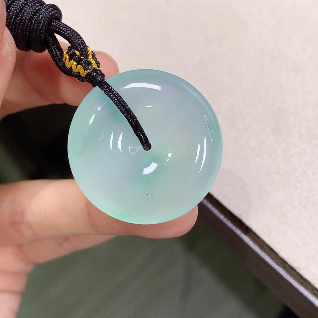 翡翠未镶嵌颈饰28.7-6.3