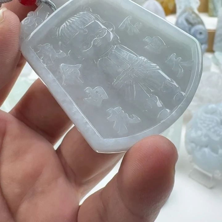 翡翠未镶嵌颈饰天然缅甸A货翡翠