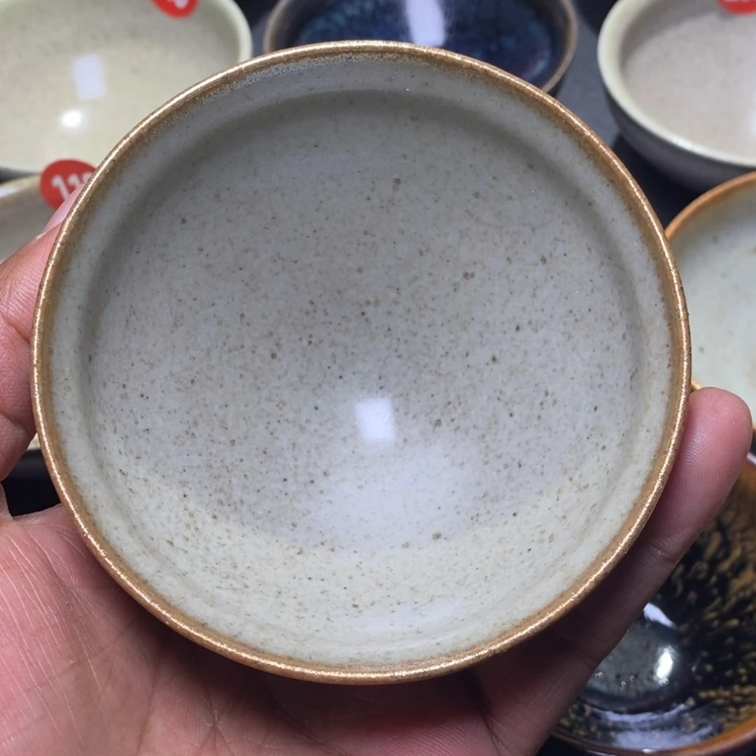 茶盏万****）乡甲龙窑柴烧茶盏