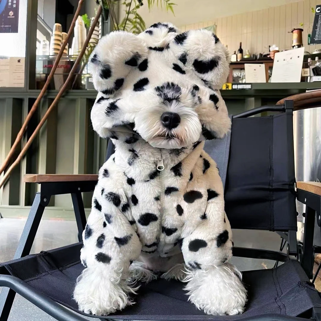 奇宠家狗狗衣服冬季保暖雪纳瑞法斗比熊泰迪中小型犬猫皮草外套