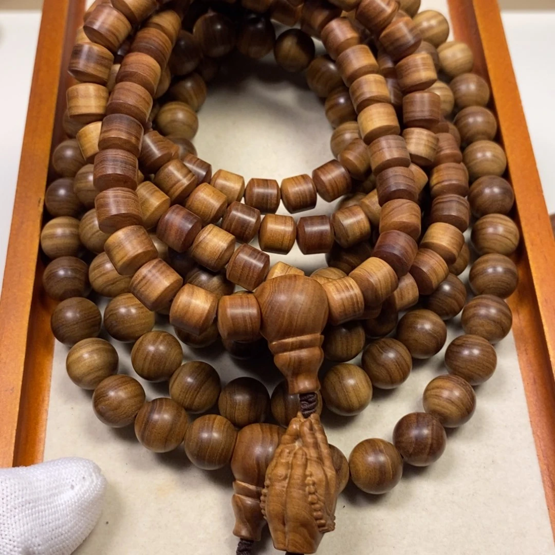 王***）檀香木老山檀香1.2供奉料奶香回流料9.5桶珠奶香