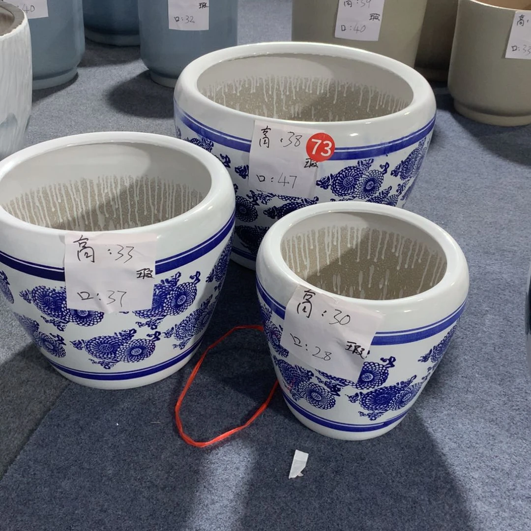 高温陶瓷花盆微瑕