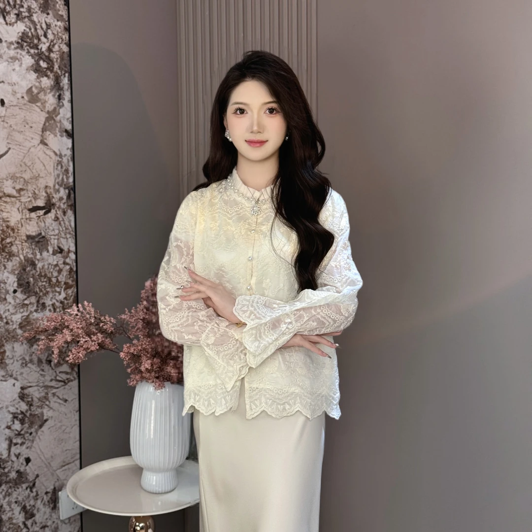 【佳宁】（倾城之恋）新中式国风镂空小衫