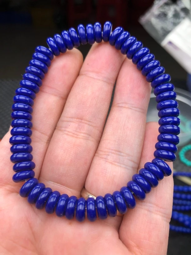 402青金石8mm隔片手串