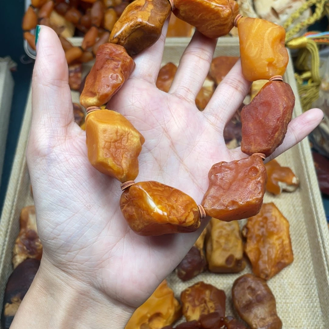 琥珀未镶嵌珠宝奇石