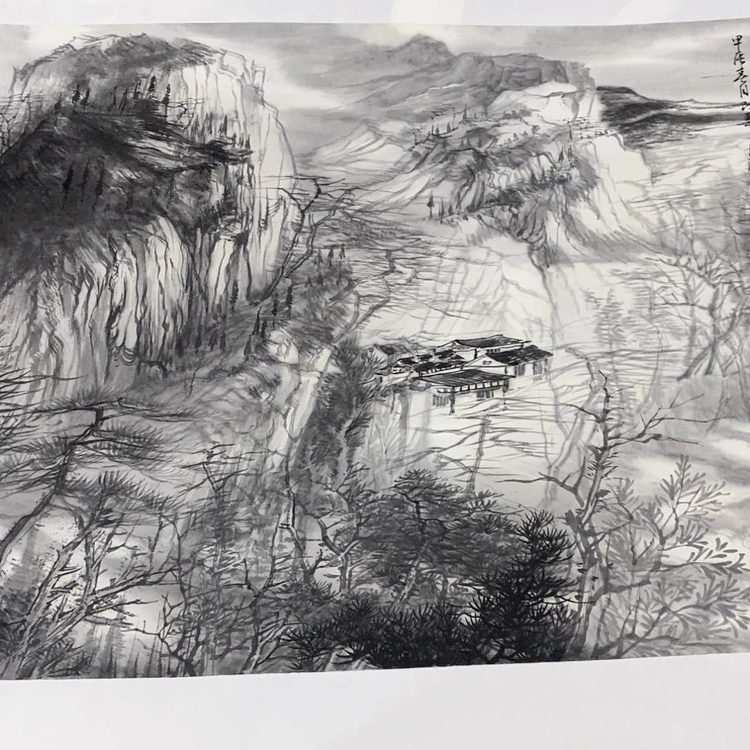 国画烟**放书画作品欣赏！书画作品