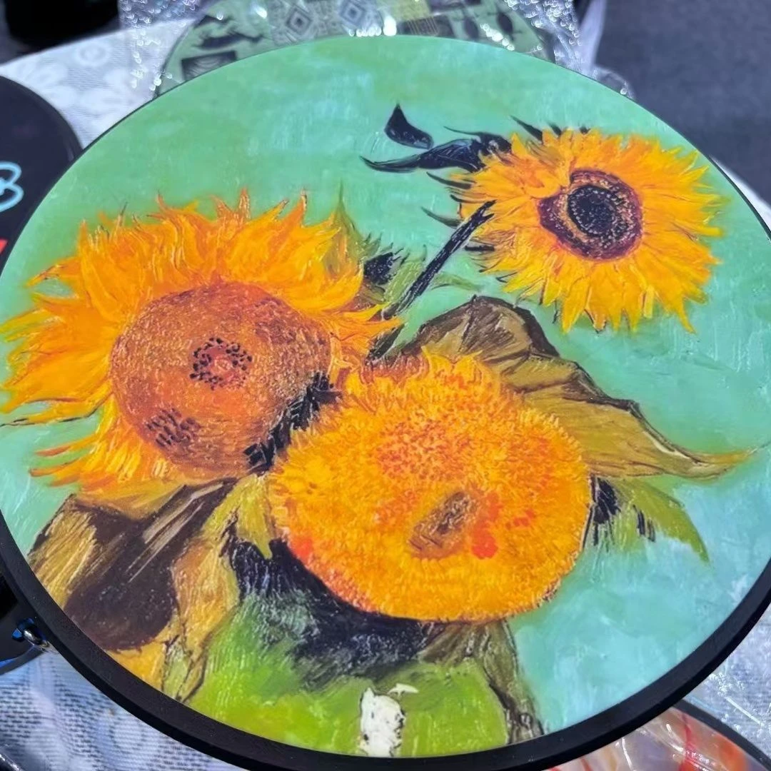 12寸非洲鼓练习鼓垫手鼓鼓垫非洲鼓仿真打击板家用练习不扰民便携