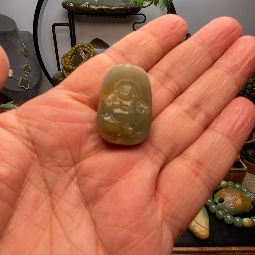 岫岩河磨玉（透闪石质玉）未镶嵌挂件