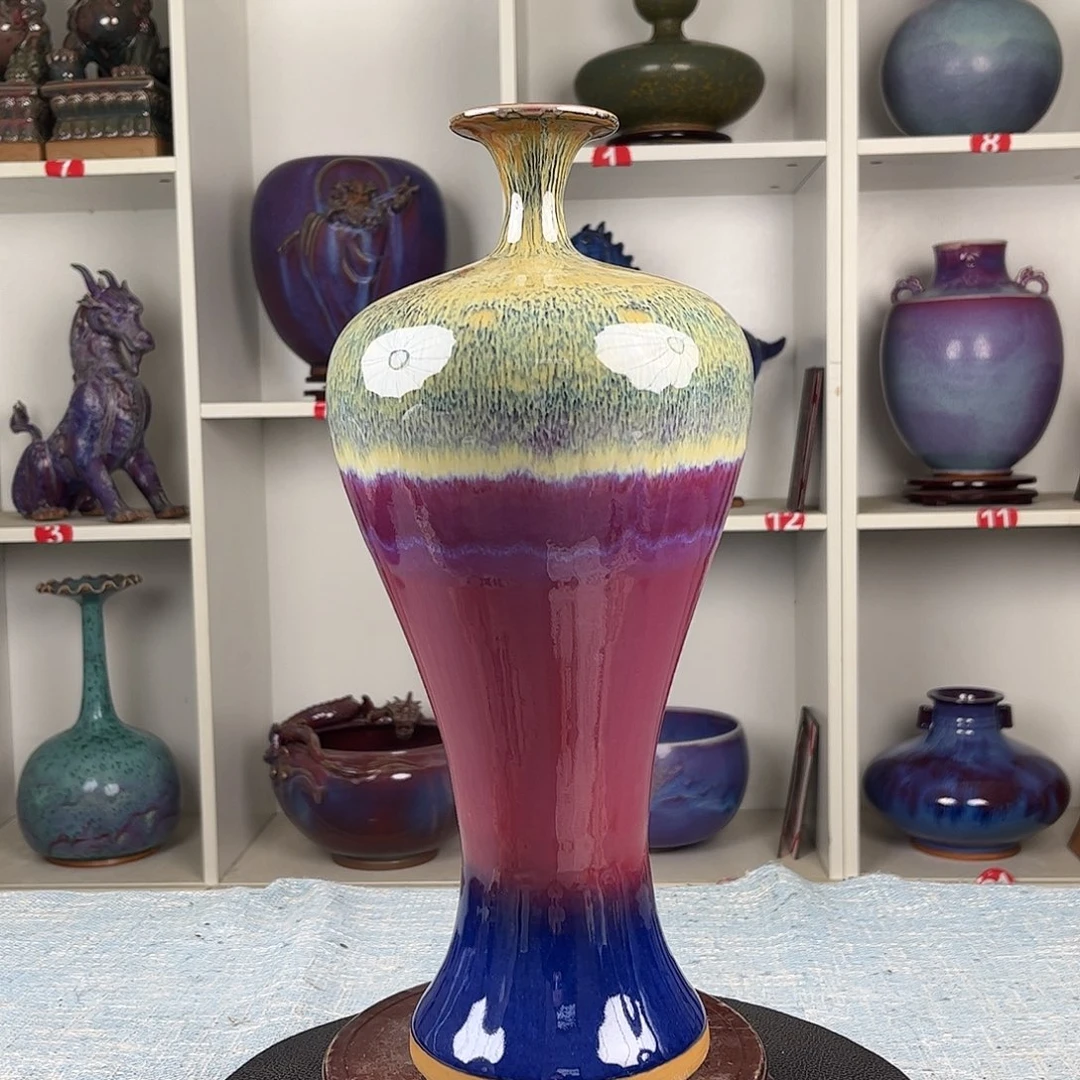 瓷片摆件……丽人瓶，无礼盒