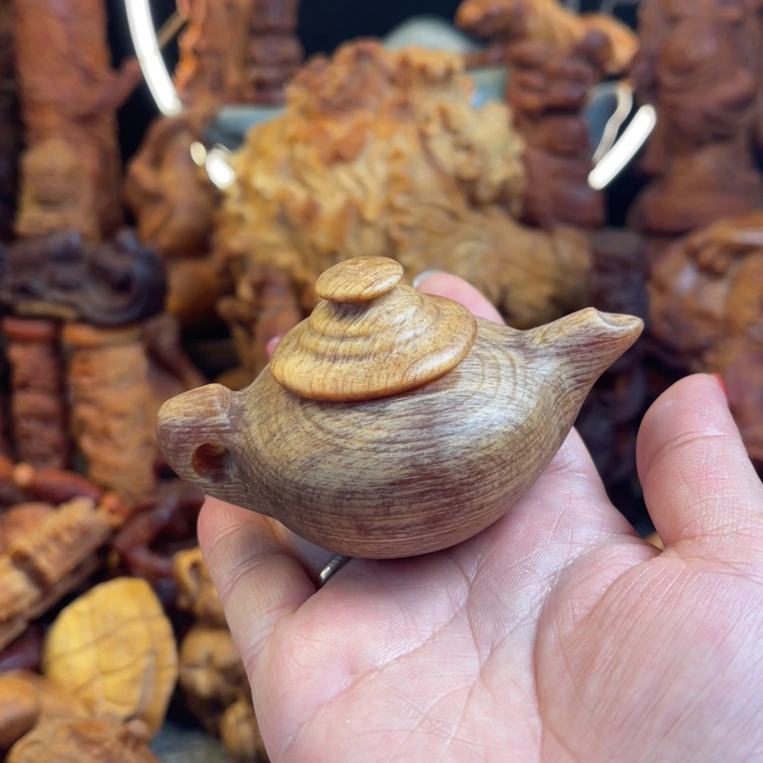 松木（琥珀木）其他活盖把把壶