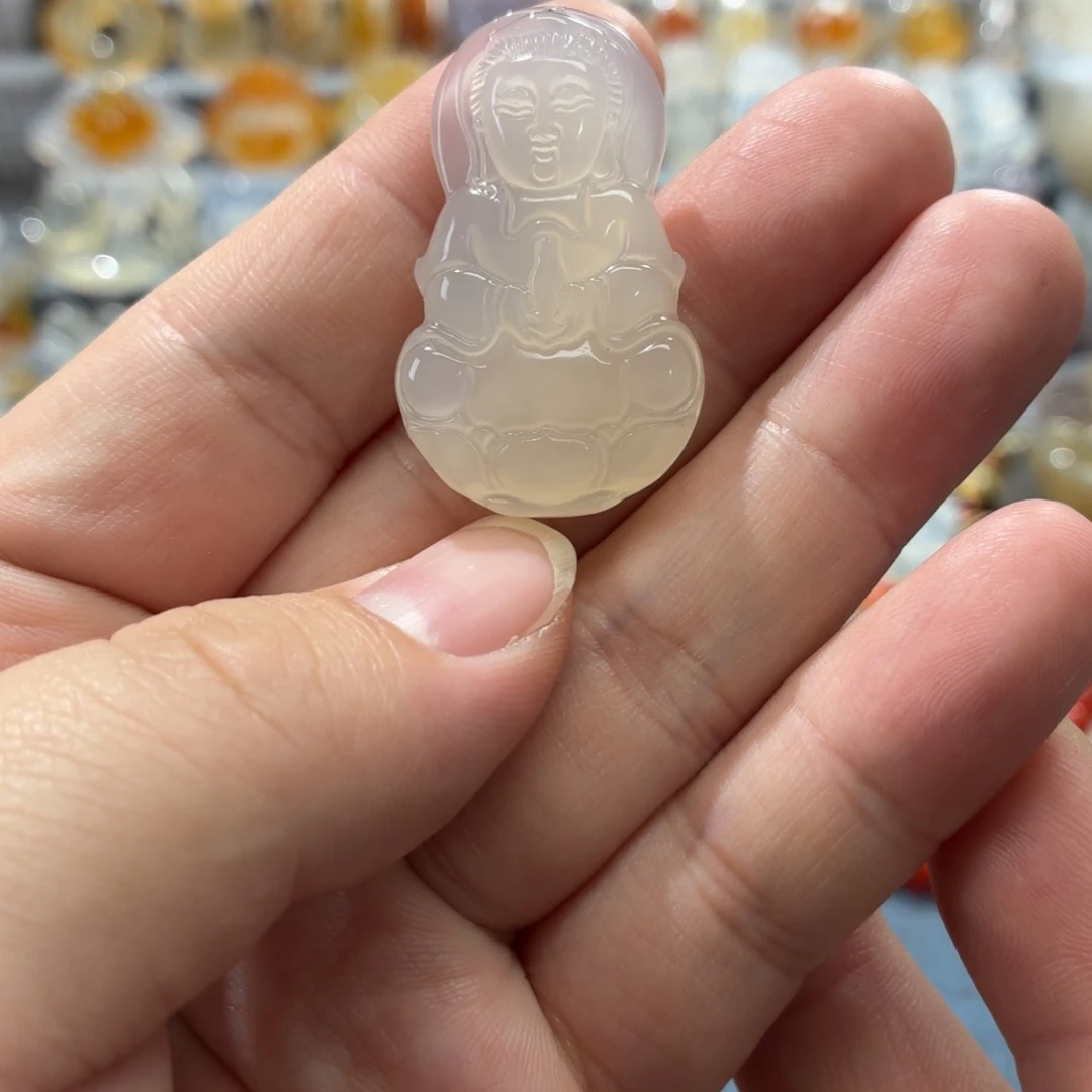 玛瑙/玉髓未镶嵌吊坠(不含链)