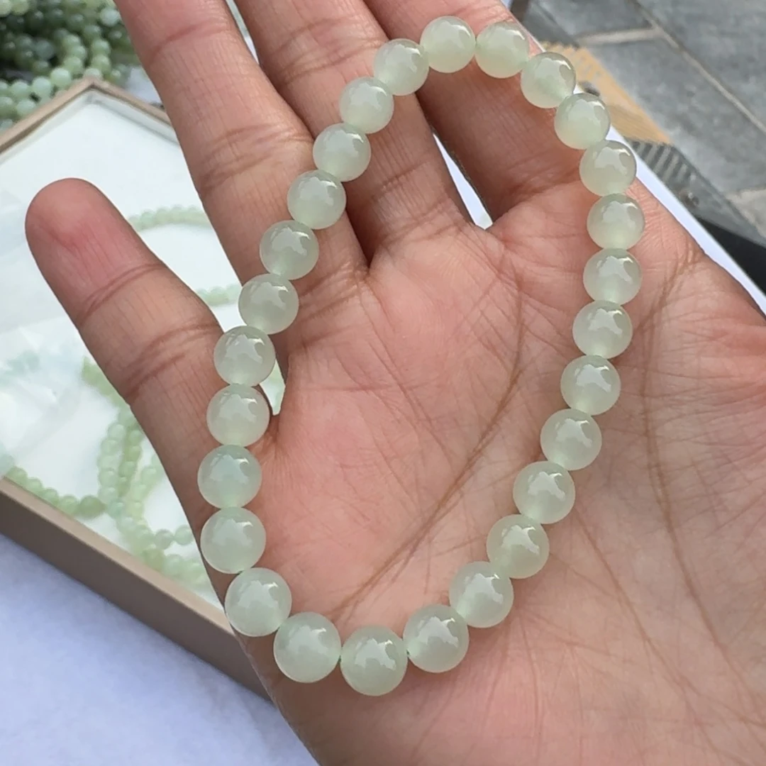 和田玉颈饰未镶嵌晴水手串多样性拍一发一