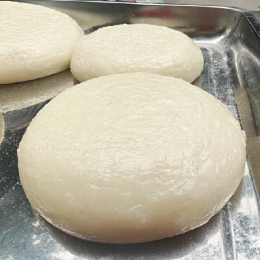 农家手工糯米糍粑手工糍粑粑粑软糯美味搭配红糖豆粉可作早餐小吃