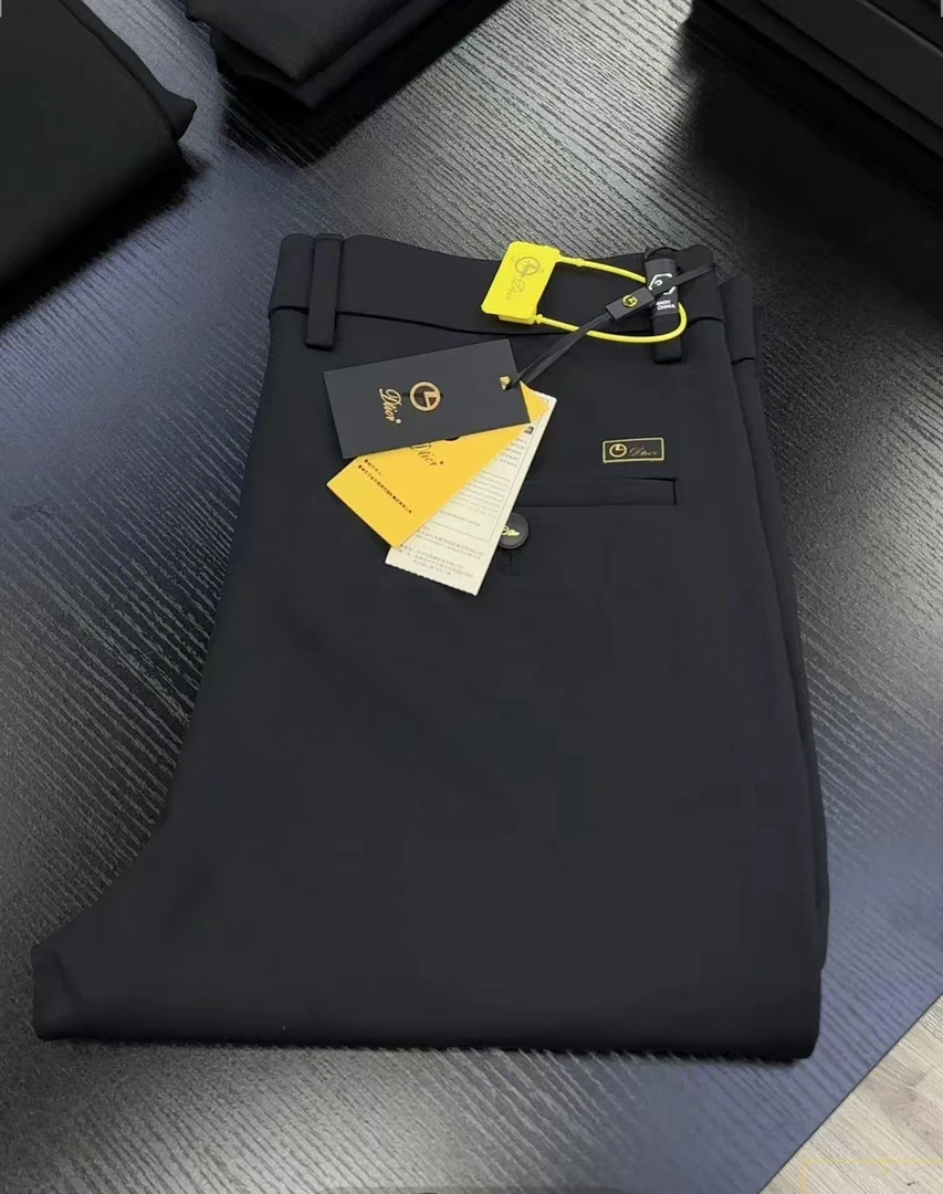 23167男士春秋商务百搭直筒休闲裤