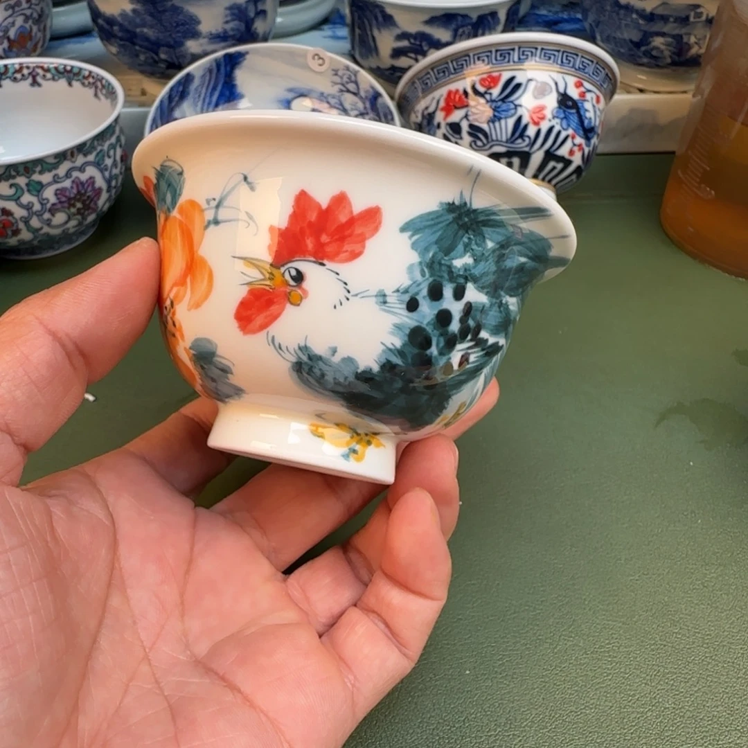 纯手工纯手绘茶具石头1