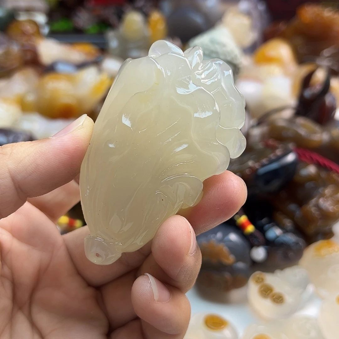 玛瑙/玉髓合金颈饰