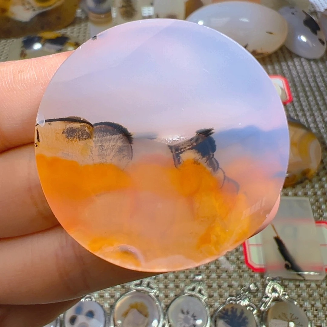 玛瑙/玉髓颈饰合金