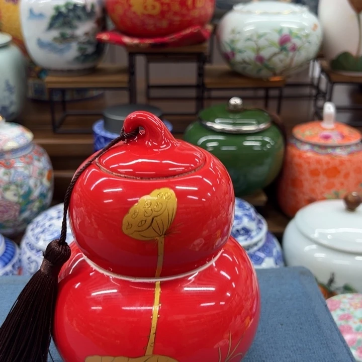 瓷片茶叶罐茶叶罐