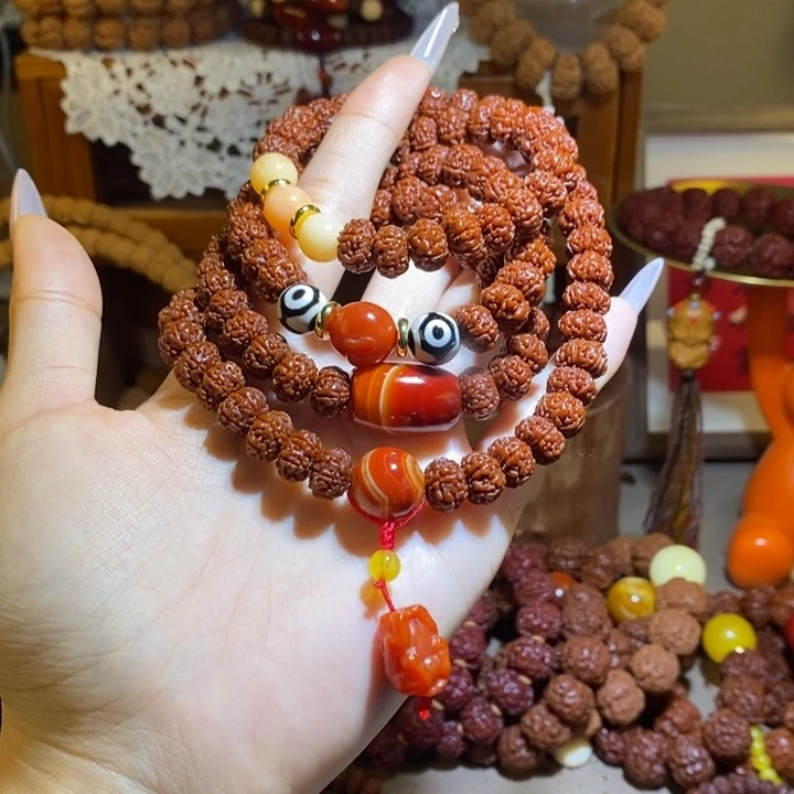 手串金刚菩提106玉华树王108颗原创