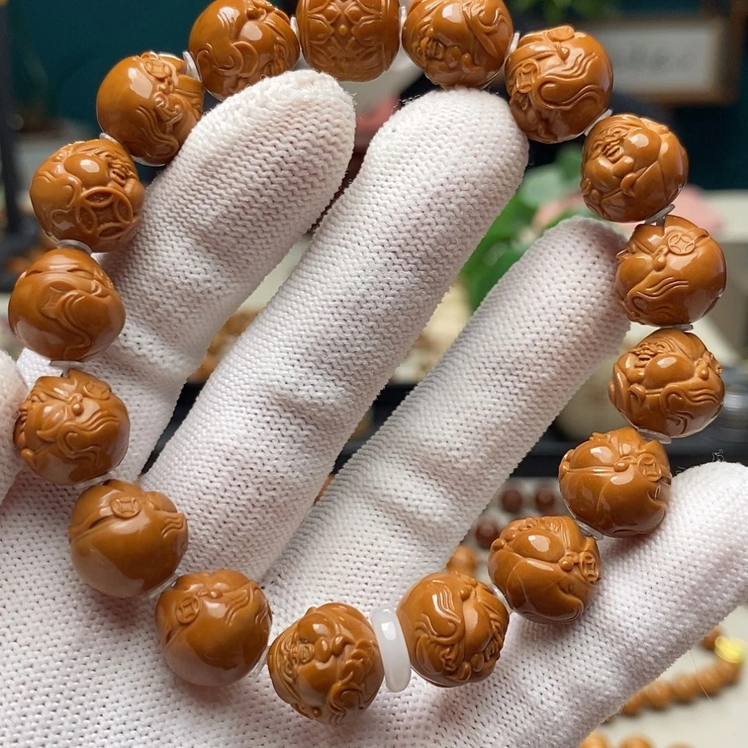 核桃手串/手链1:35可爱财神