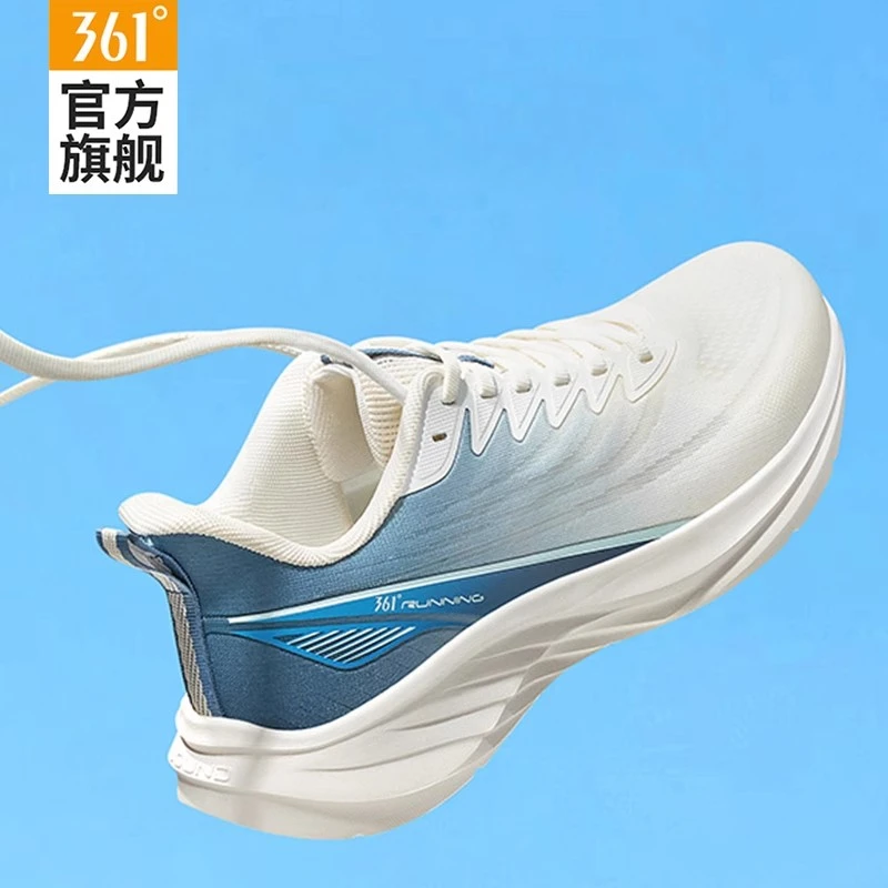 361°飞羽男鞋2025夏季新款网面透气运动鞋男款轻便减震休闲跑步鞋