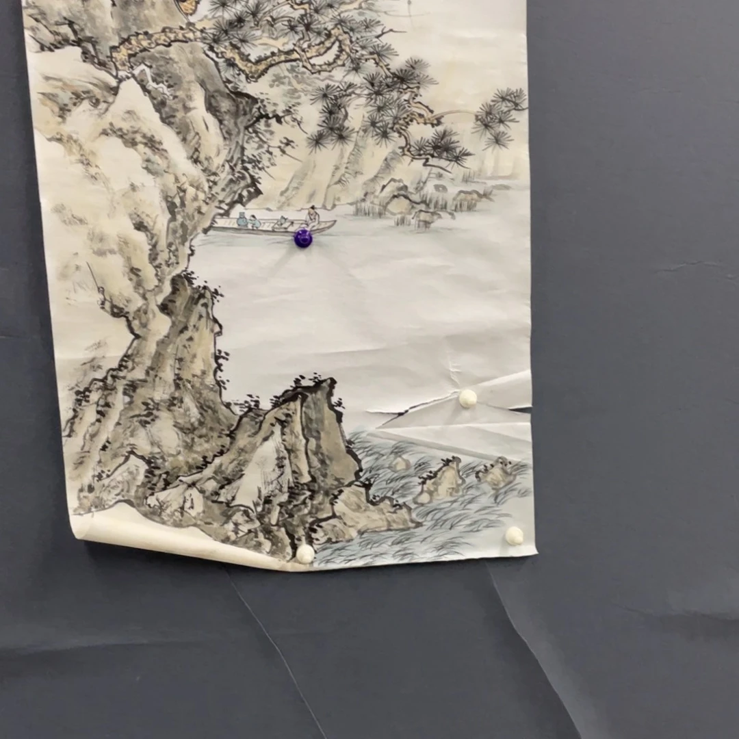 国画芭**屋三尺作品微瑕加托11111