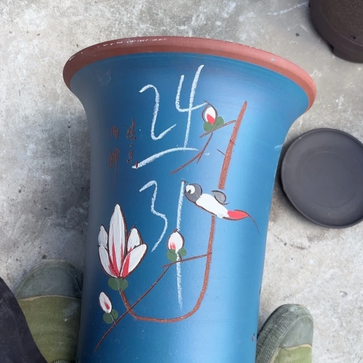 紫砂花盆紫砂的颜色