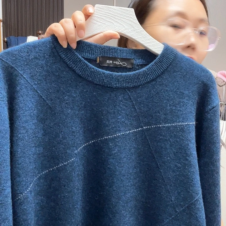 山羊绒L蓝男款8888