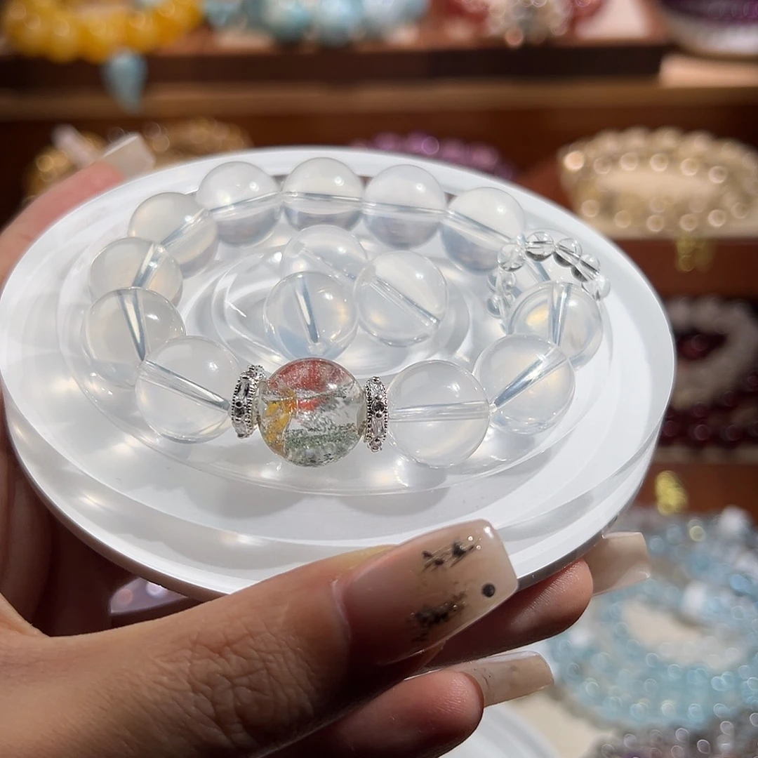 嘤***怪水晶手串未镶嵌手串