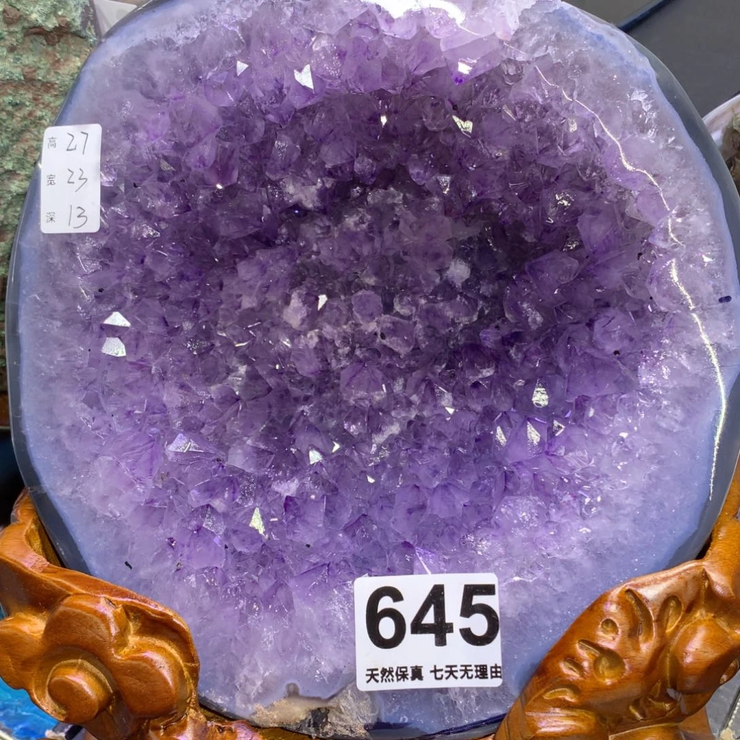 水晶摆件未镶嵌钱袋子