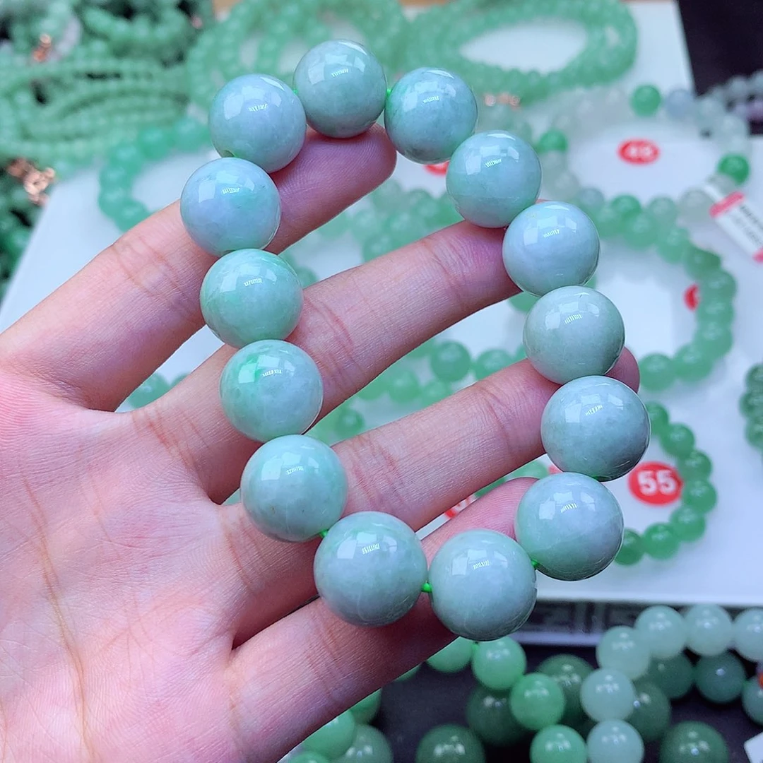 翡翠未镶嵌毛衣链