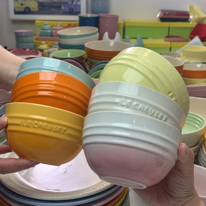 瓷片微瑕350毫升米饭碗6只