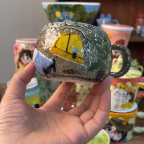 炉景德镇釉下手绘陶瓷