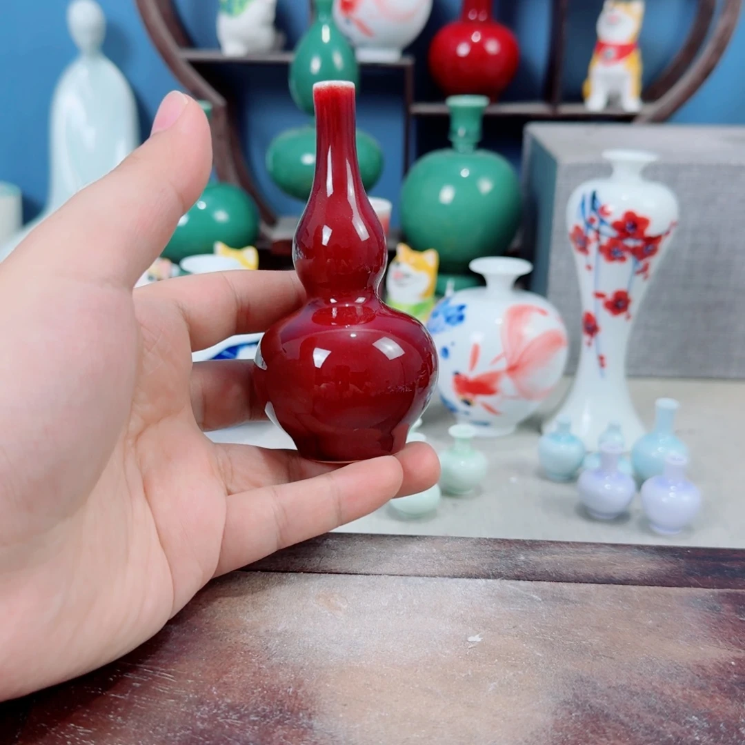 陶瓷手工小花器摆件