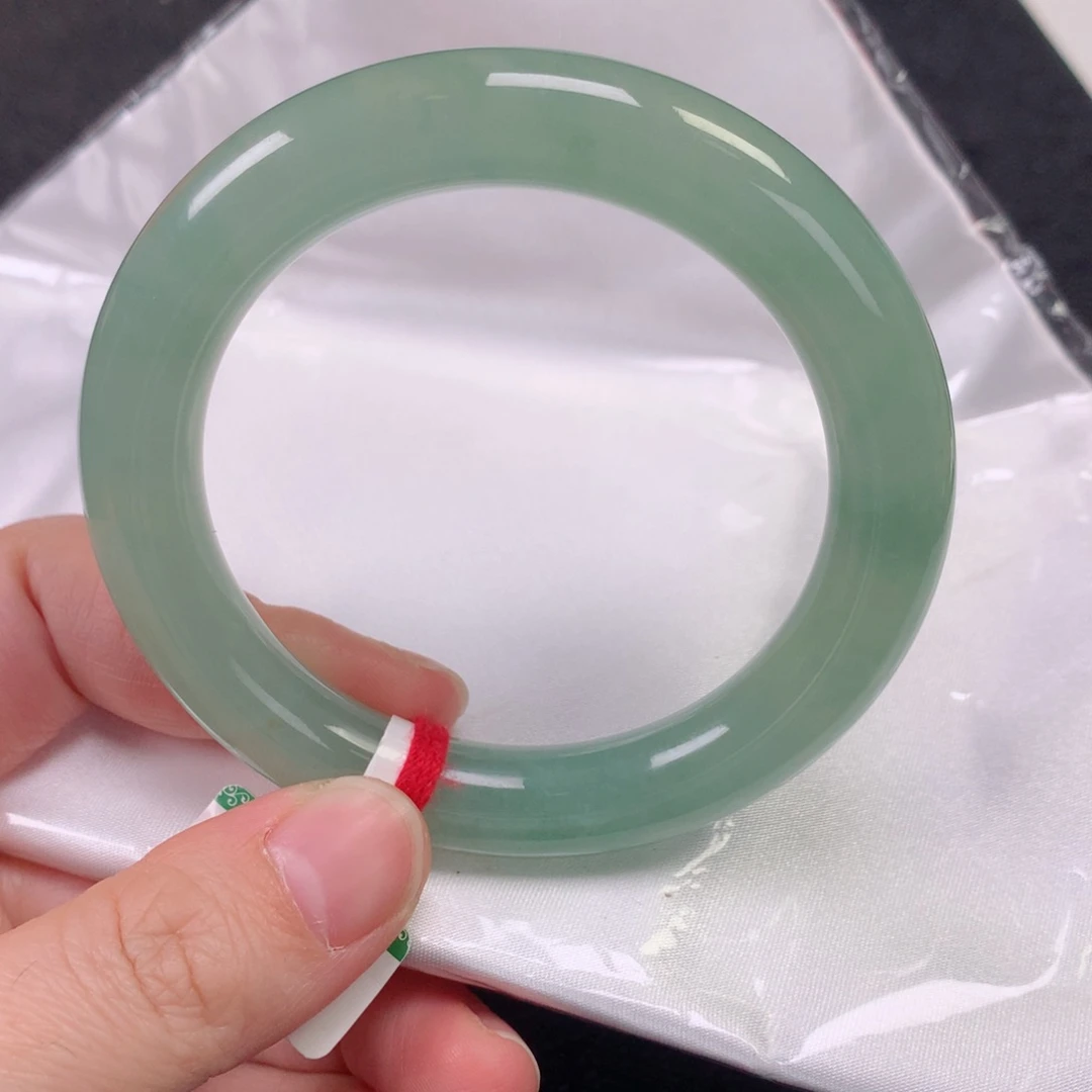 未镶嵌手镯翡翠缅甸天然翡翠手镯55