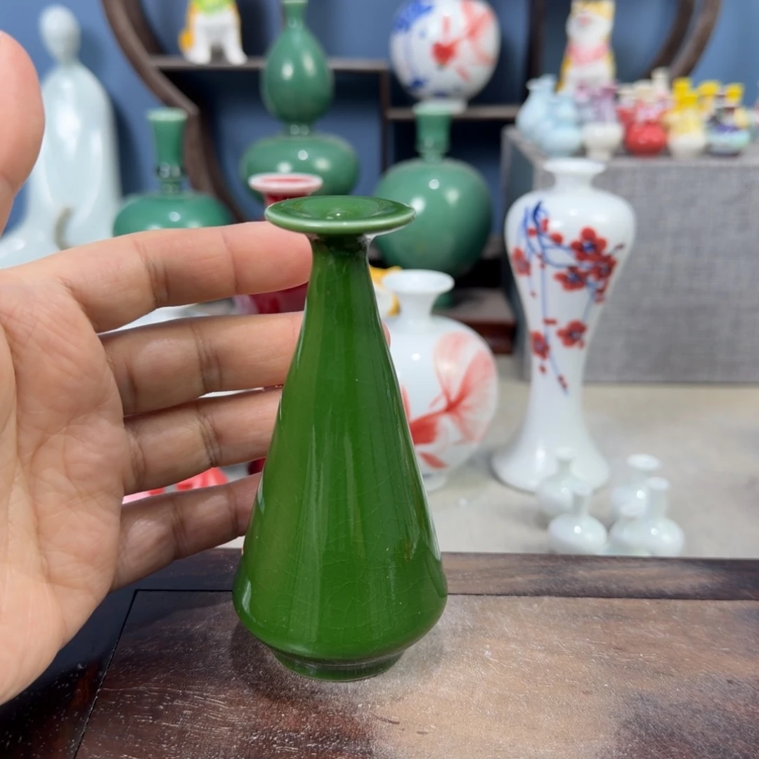 陶瓷手工小花器摆件