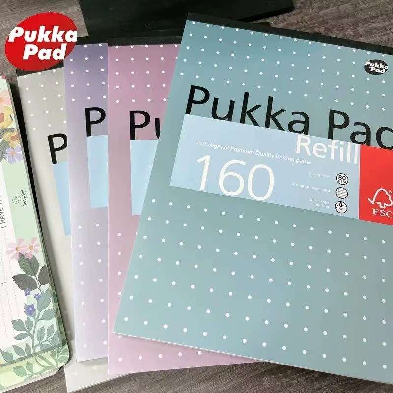 Pukka Pad 上翻高颜值ins风创意可撕A4 横线加厚学生笔记本