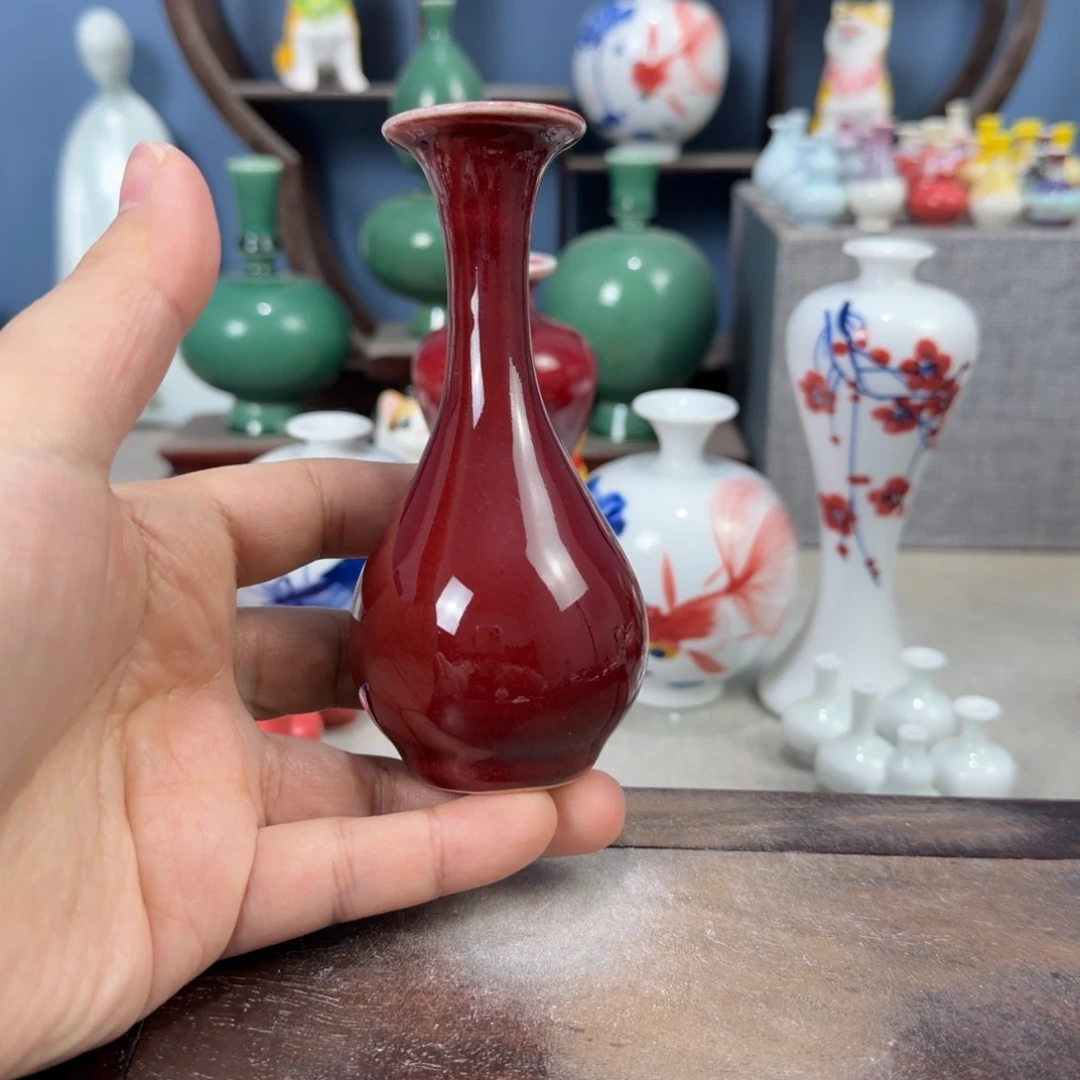 陶瓷手工小花器摆件