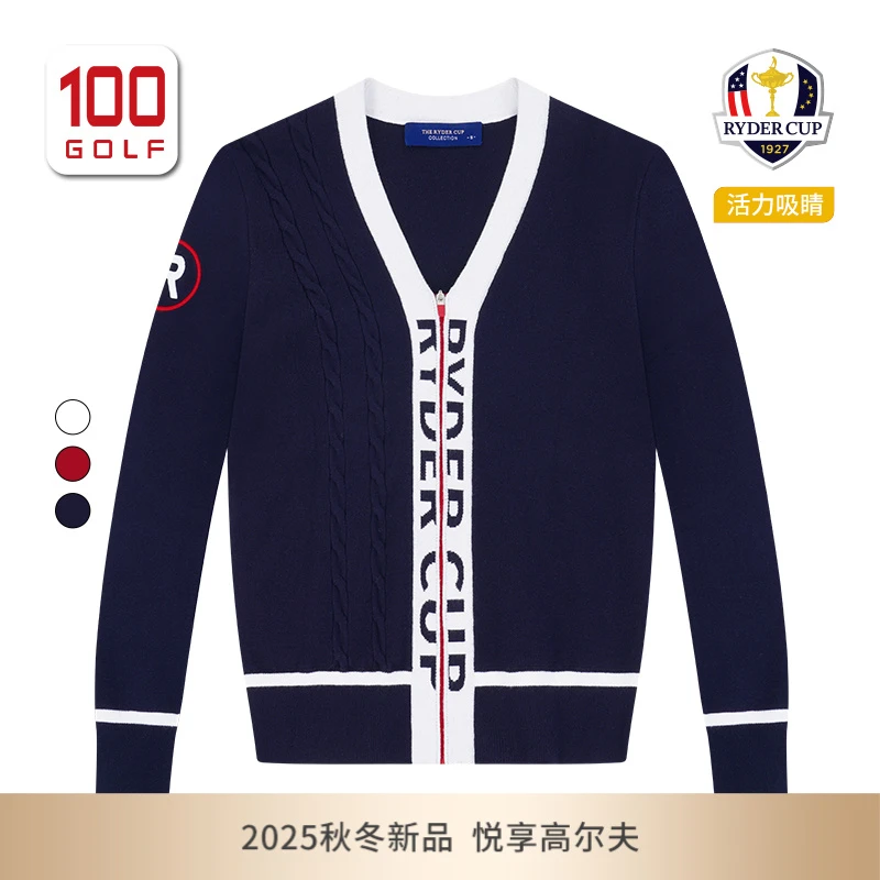 RyderCup莱德杯高尔夫女装毛衣25秋冬锁温保暖柔软外套RF252WK015