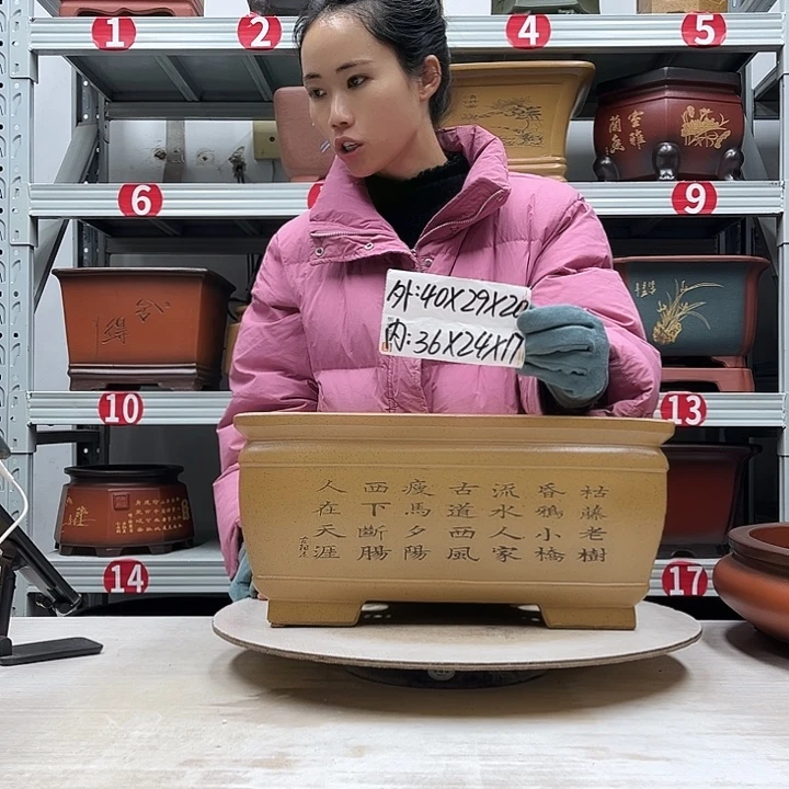 紫砂花盆紫砂花盆