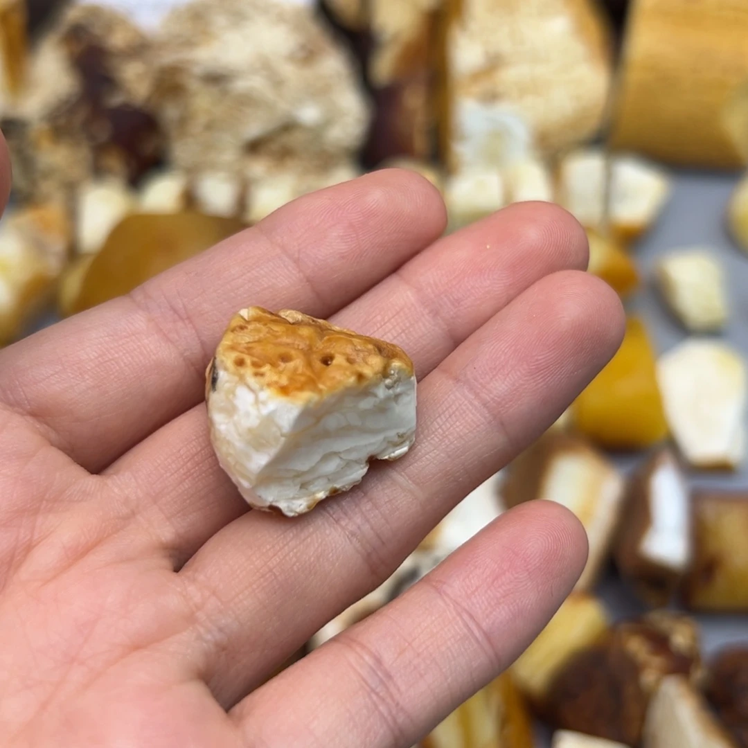 猫***姐定制琥珀未镶嵌蜜蜡