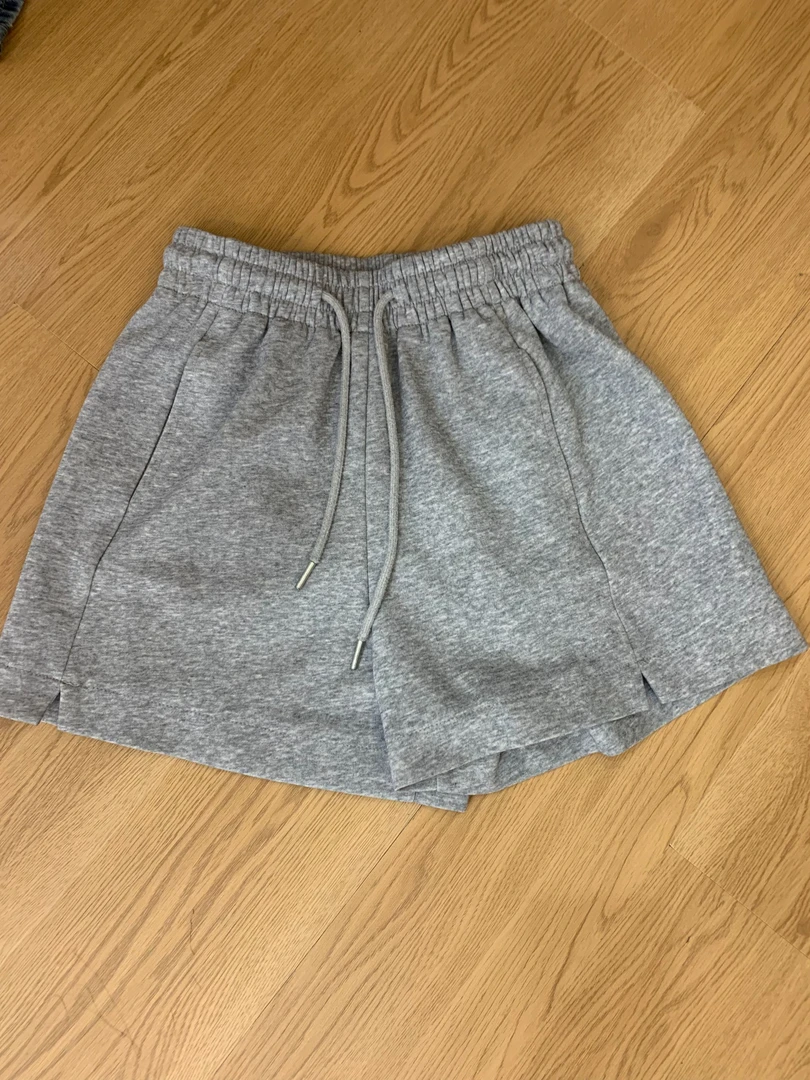 简约通勤质感洗水棉高腰休闲短裤 426