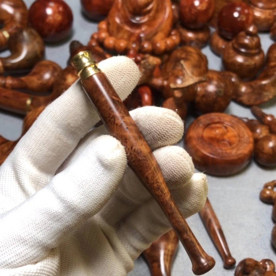 【闪购商品】木风****见麻梨疙瘩火琉璃手把件