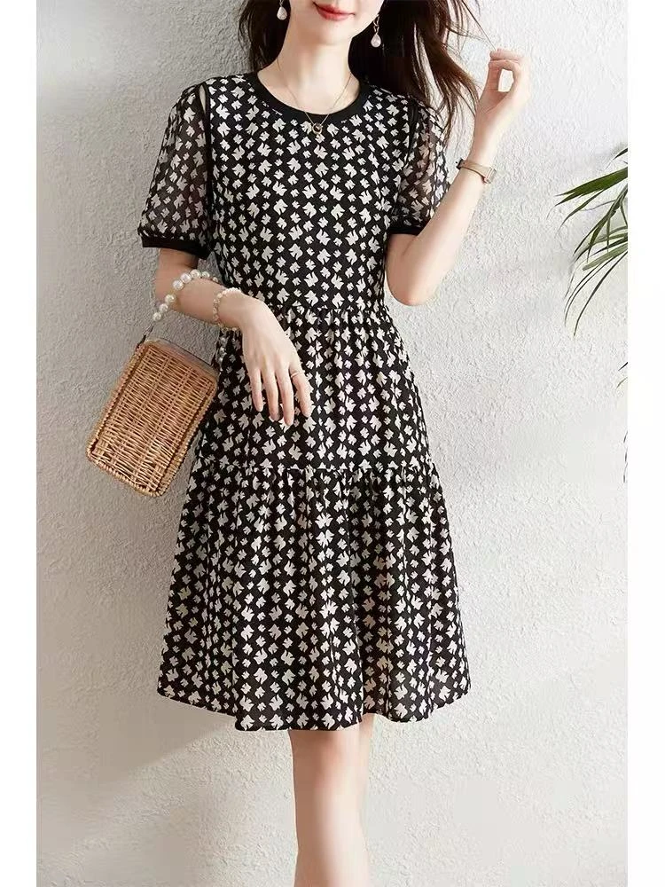 【JX555燕子裙】麦多多专属2025设计师款时尚气质连衣裙