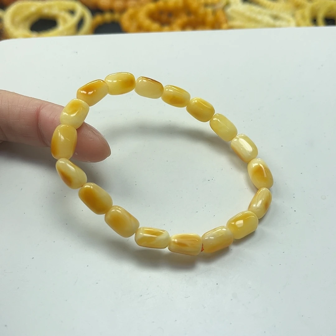 蜜蜡未镶嵌手串蜜蜡手串